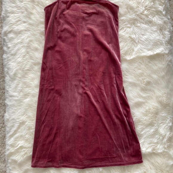 Forever 21 Pink Velvet Mini Dress - Picture 2 of 4